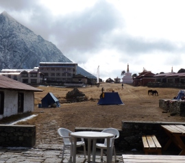 Tengboche, from the bakery